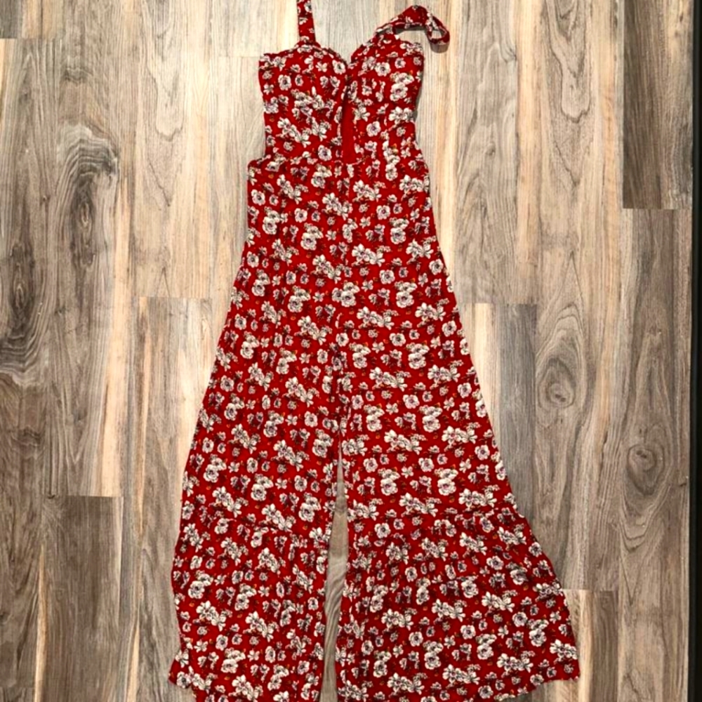 AE Floral Jumpsuit.
